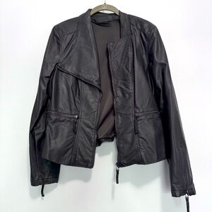 Blank NYC dark grey moto jacket Size Large